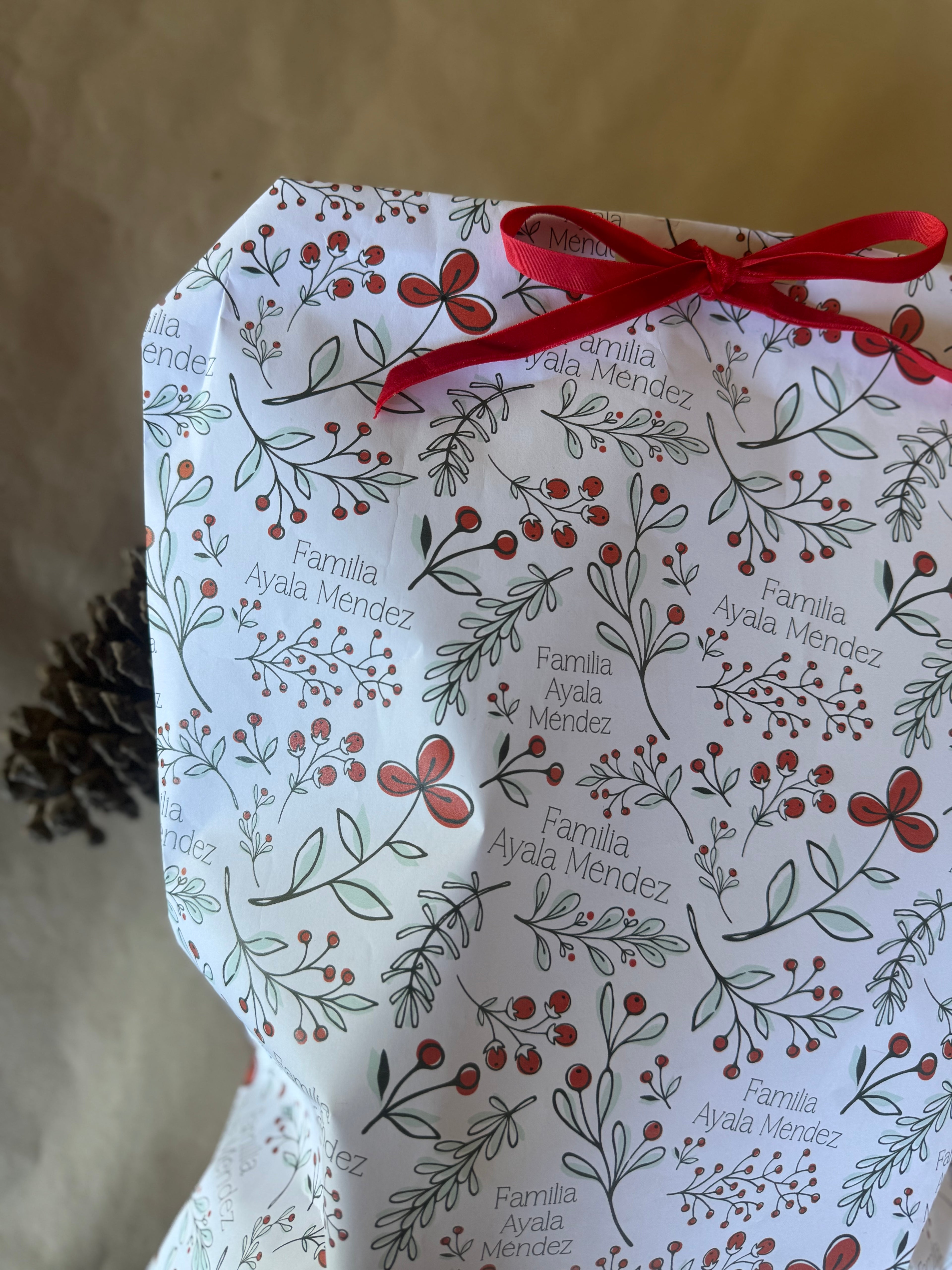 Papel Personalizado Navideño