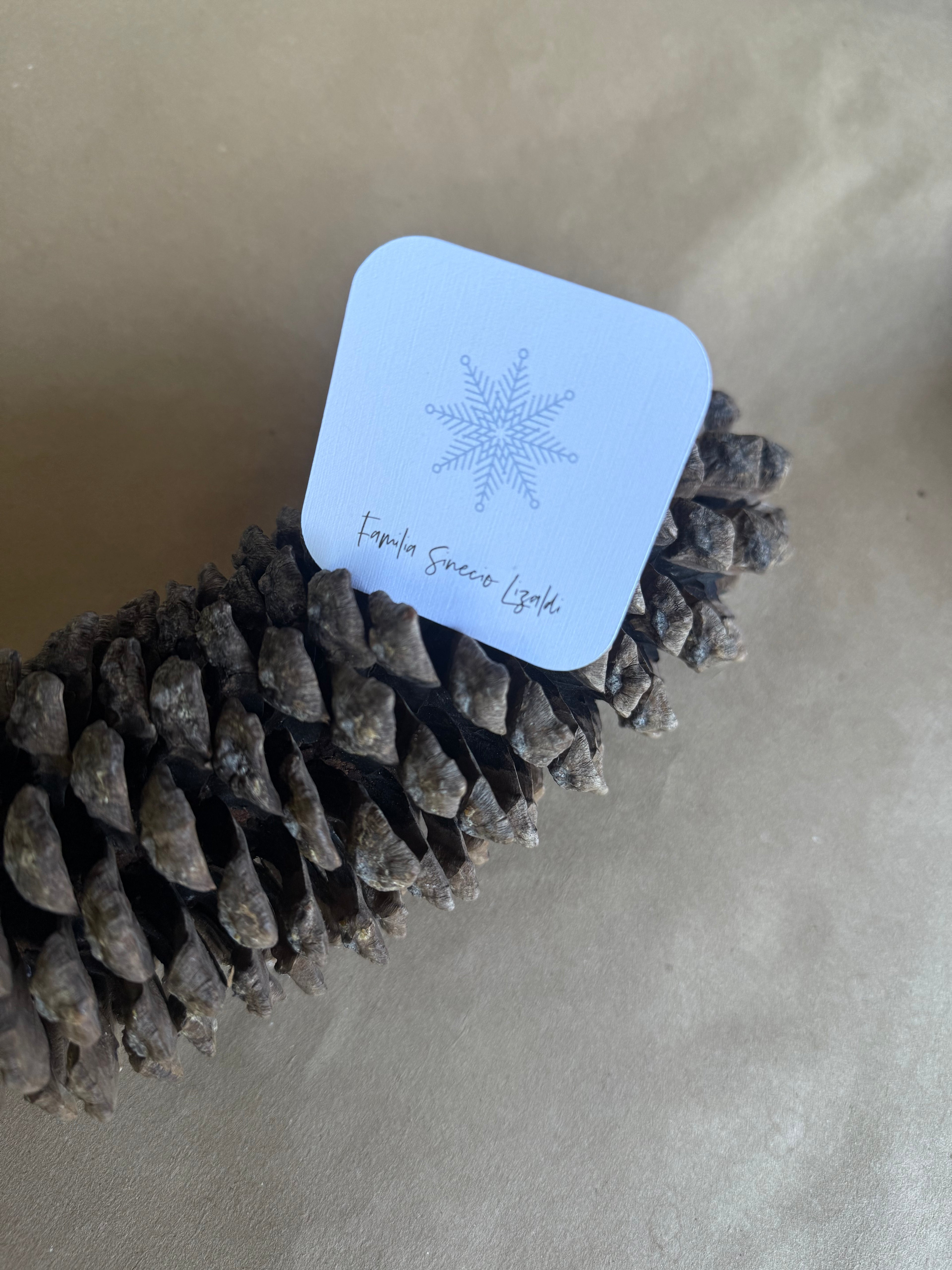 Tarjetas Sencillas Navideña Impresión Digital