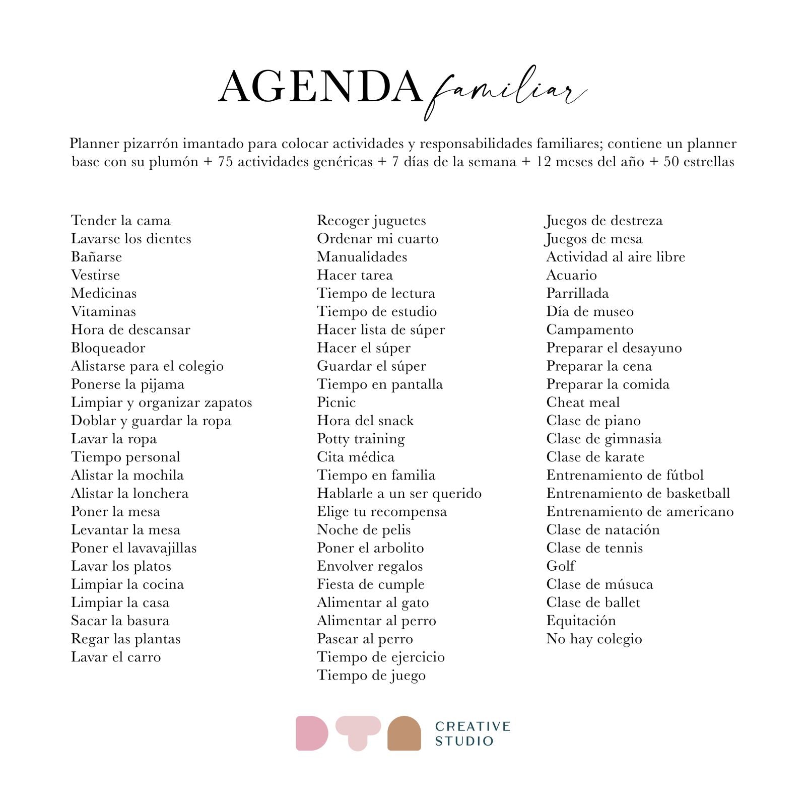 Agenda Familiar