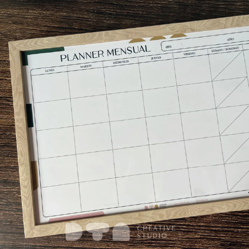 Planner pizarron con Marco